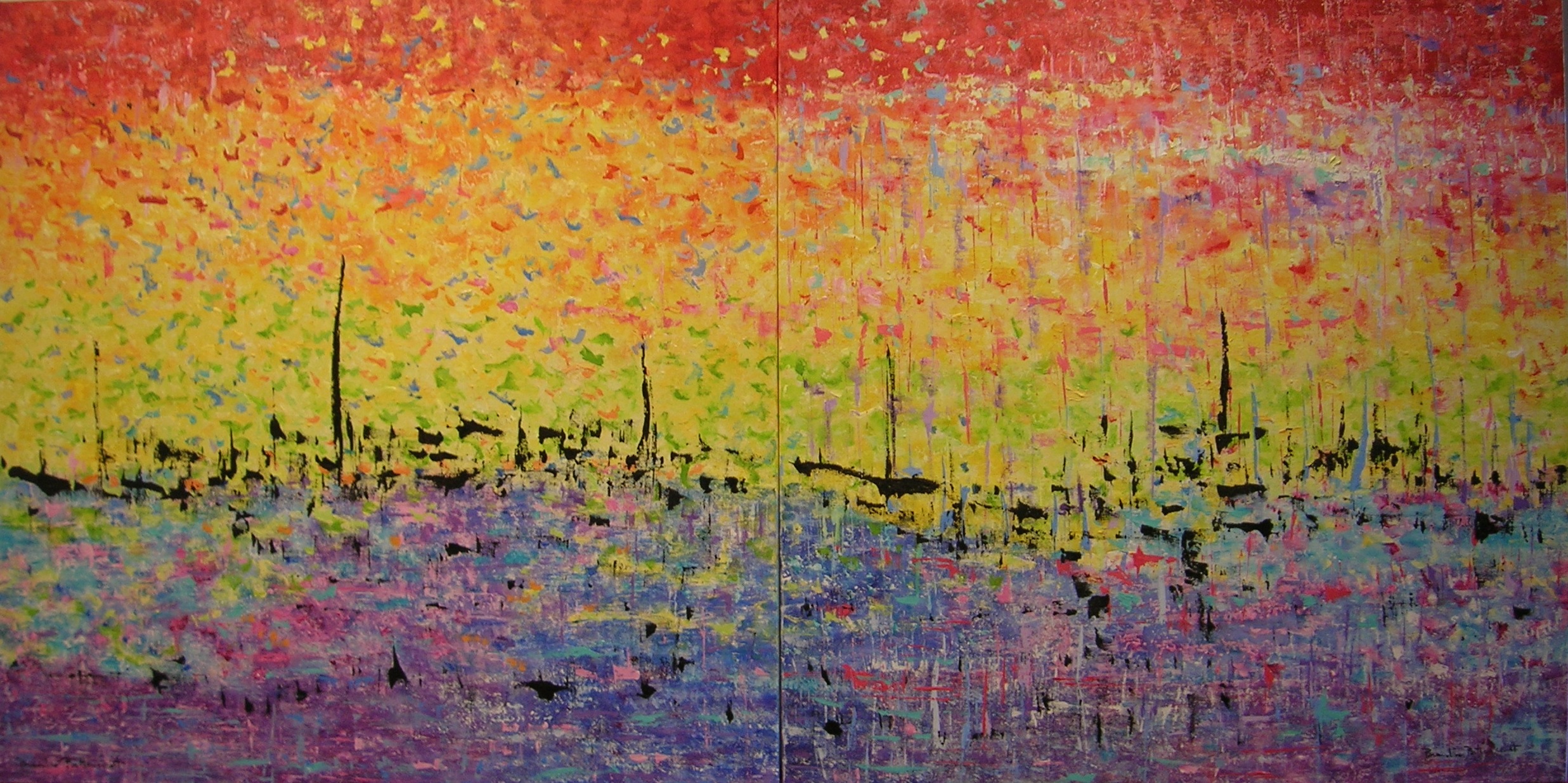 Zimbow Ano 2010 Díptico 90cm X 90cm