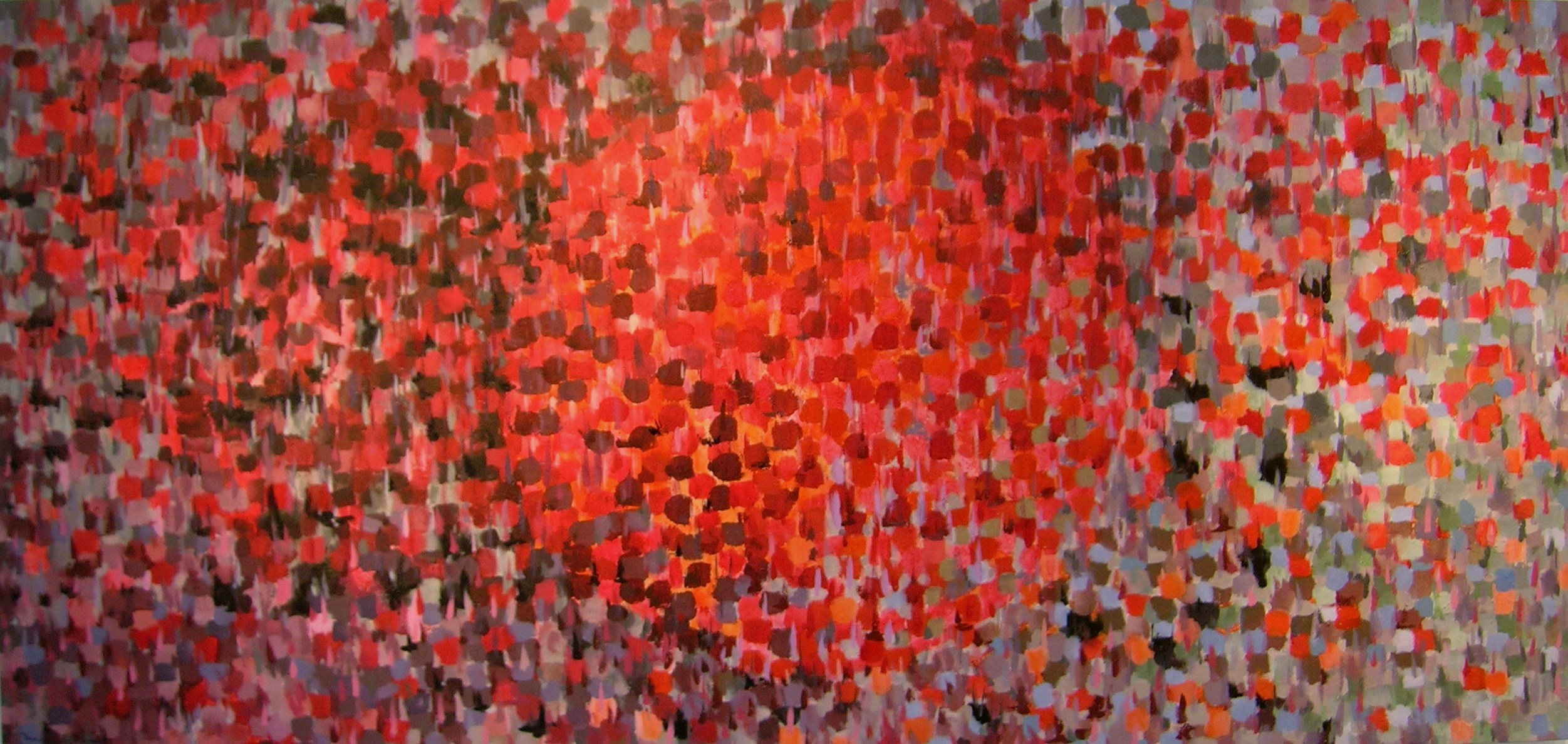 Fogo da Vida - Ano 2009, 100 x 210 cm